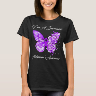 Camiseta Mariposa Soy Sobreviviente De La Conciencia Del Al