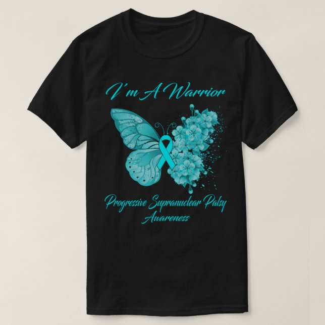 Camiseta Mariposa soy un supranuclear progresista guerrero (Diseño del anverso)