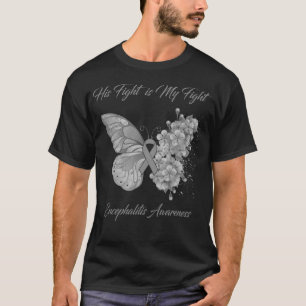 Camiseta Mariposa su lucha es consciente de mi encefalitis