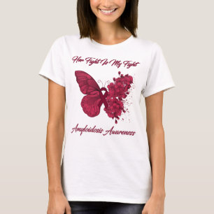 Camiseta Mariposa Su Lucha Es Mi Lucha Amiloidosis 