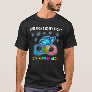 Camiseta Mariposa su lucha es mi lucha contra el autismo