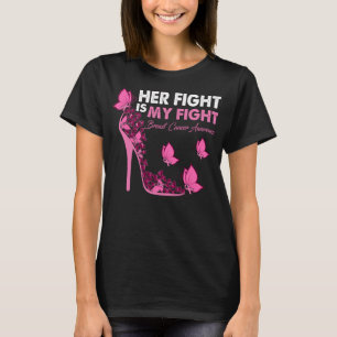 Camiseta Mariposa Su Lucha Es Mi Lucha Contra El Cáncer De