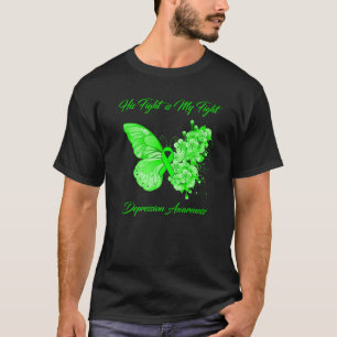 Camiseta Mariposa su lucha es mi lucha contra la depresión