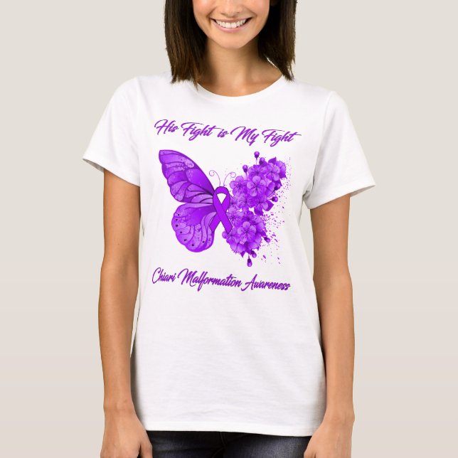Camiseta Mariposa su lucha es mi lucha de Chiari (Anverso)