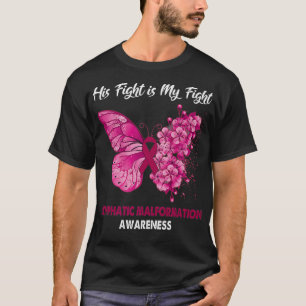 Camiseta Mariposa su lucha es mi malforma linfática de luc