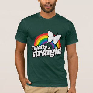 CAMISETA MARIPOSA TOTALMENTE HETERO