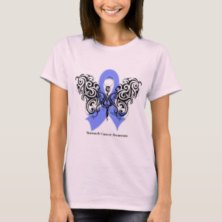 Camiseta Mariposa tribal de Cáncer de Estómago
