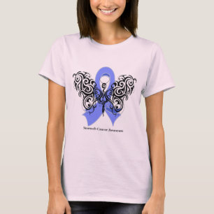 Camiseta Mariposa tribal del cáncer de estómago