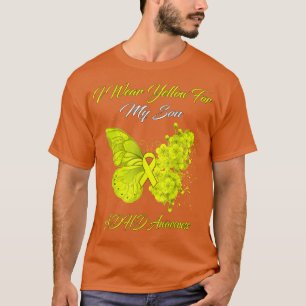 Camiseta Mariposa: Uso Amarillo Para Concienciar A Mi Hijo