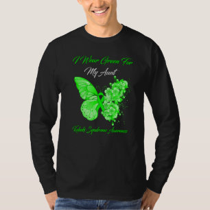 Camiseta Mariposa, uso el verde por mi síndrome de tía Kabu