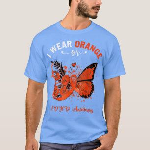 Camiseta Mariposa: Uso Naranja Para Concienciar Sobre El TD