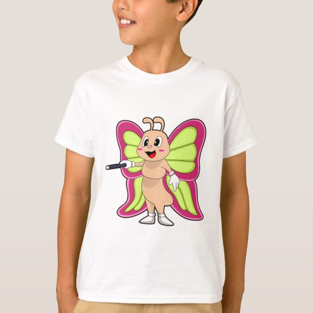 Camiseta Mariposa varita mágica (Anverso)