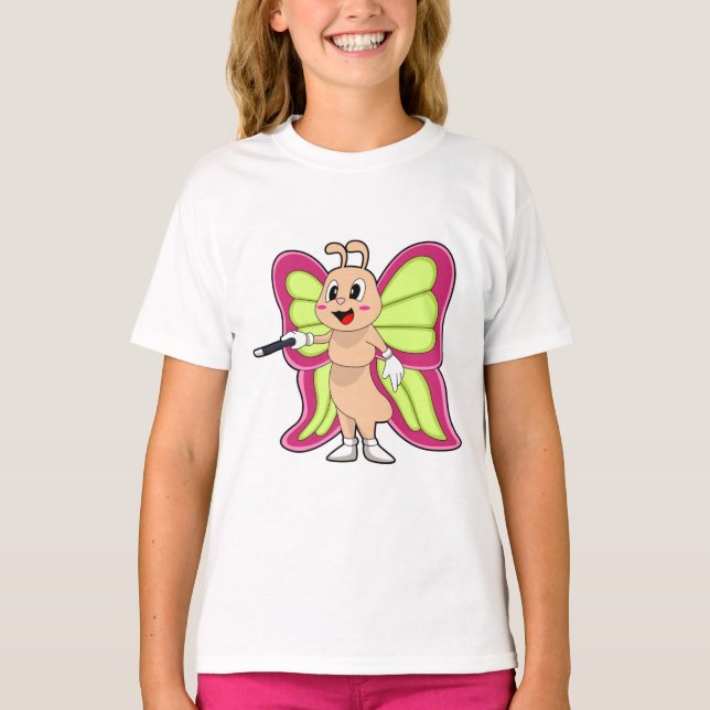 Camiseta Mariposa varita mágica (Anverso)