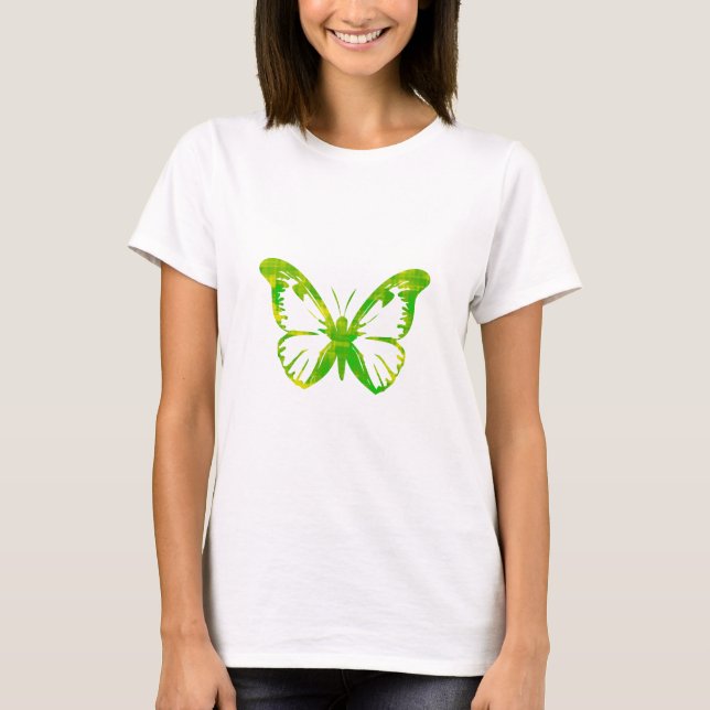 Camiseta Mariposa verde (Anverso)