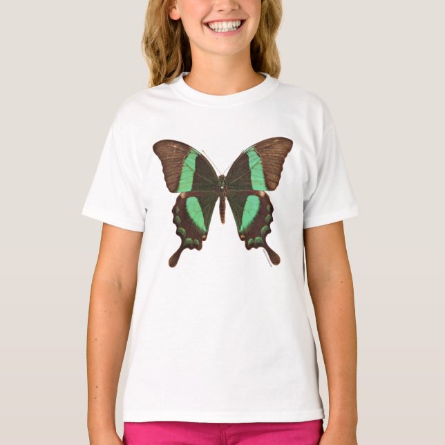 Camiseta Mariposa verde de Swallowtail (Anverso)