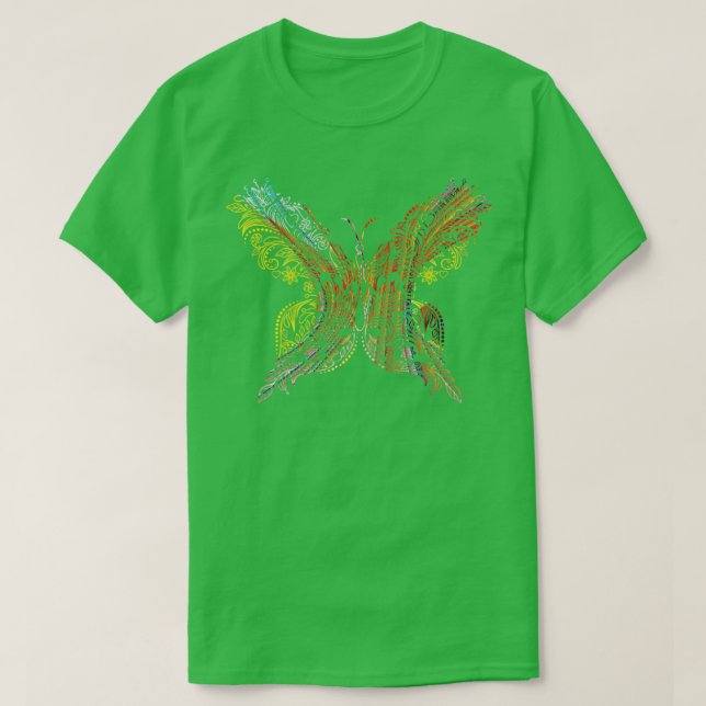 Camiseta Mariposa vintage (Diseño del anverso)