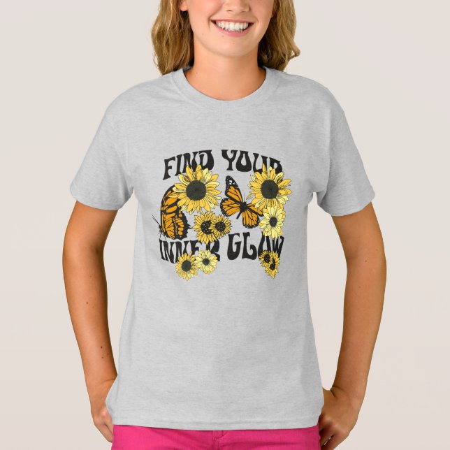 Camiseta Mariposa vintage | Buscar el brillo interno (Anverso)