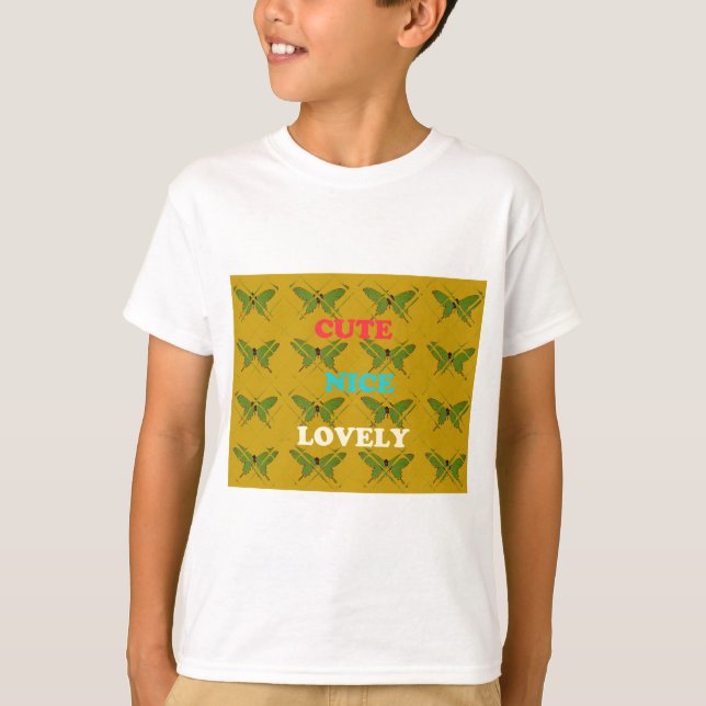 Camiseta Mariposa virgen Cute Nie Lovely (Anverso)