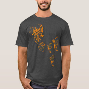 Camiseta Mariposa Y2K Estética Grunge Fairycore Cor