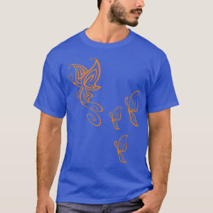 Camiseta Mariposa Y2K Estética Grunge Fairycore Cor