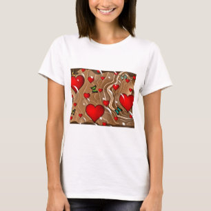 Camiseta Mariposa y oro