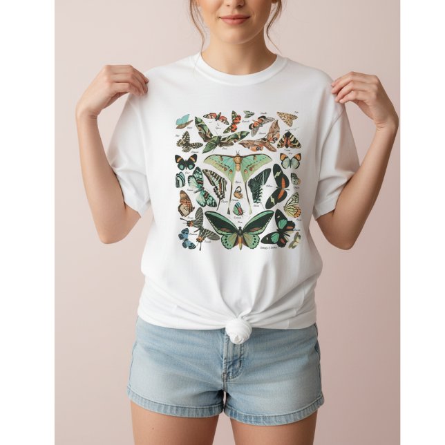 Camiseta Mariposa y Polilla Vintage (Subido por el creador)