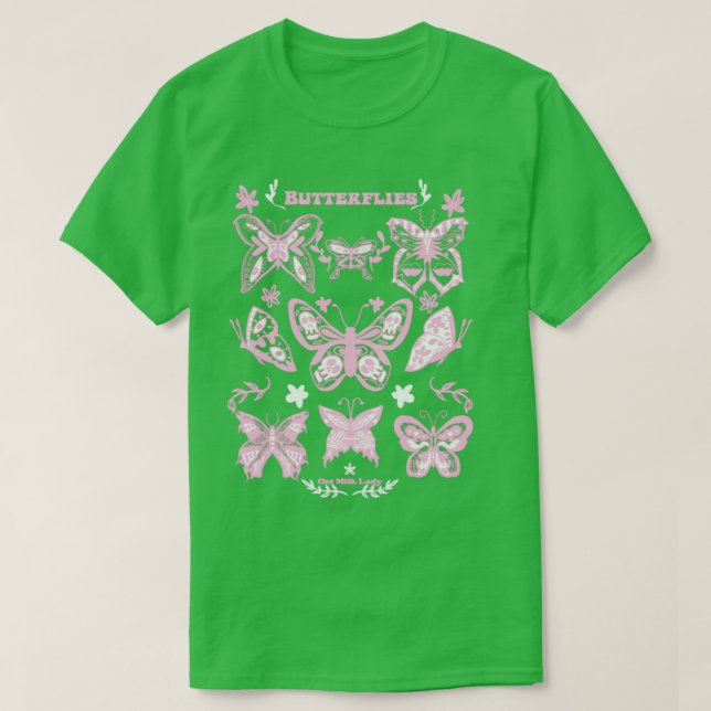 Camiseta Mariposas (Diseño del anverso)
