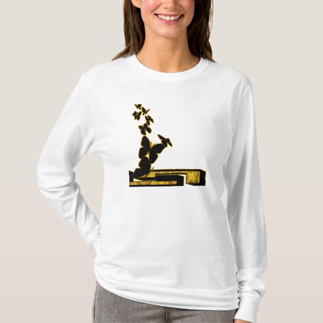 Camiseta Mariposas Ascendentes (Anverso)
