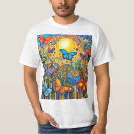 Camiseta Mariposas ascendiendo al amanecer