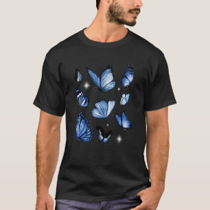Camiseta Mariposas Azules Realistas Polyommatinae Animal Lo