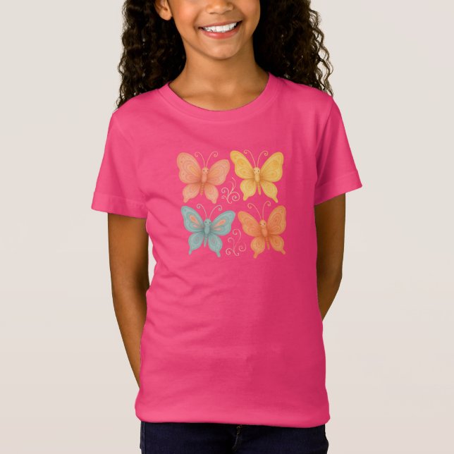 Camiseta Mariposas Caprichosas (Anverso)