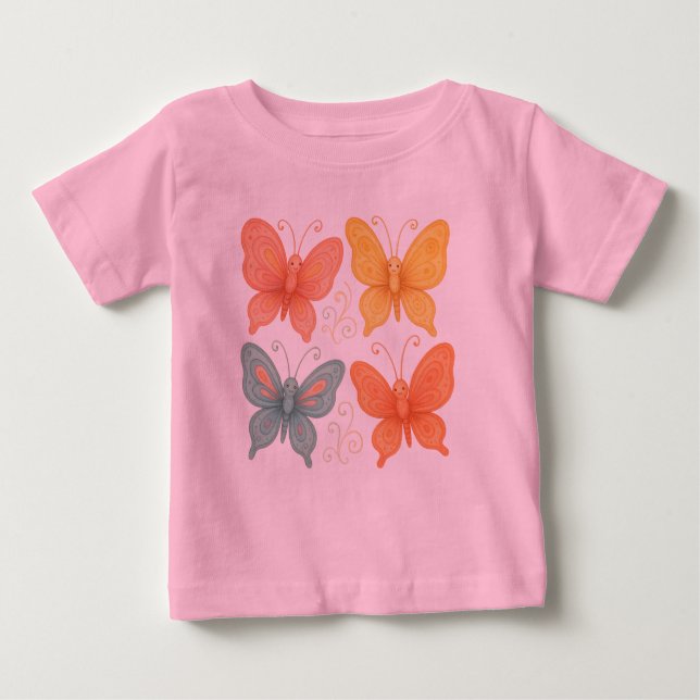 Camiseta Mariposas Caprichosas (Anverso)