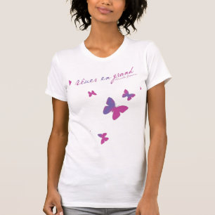Camiseta mariposas coloreadas