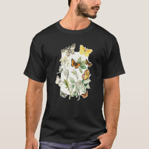 Camiseta Mariposas Coloridas En Mi Estómago Cottageco Rural