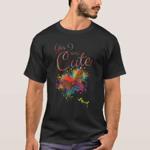 Camiseta Mariposas Coloridas Sí Soy Astuto
