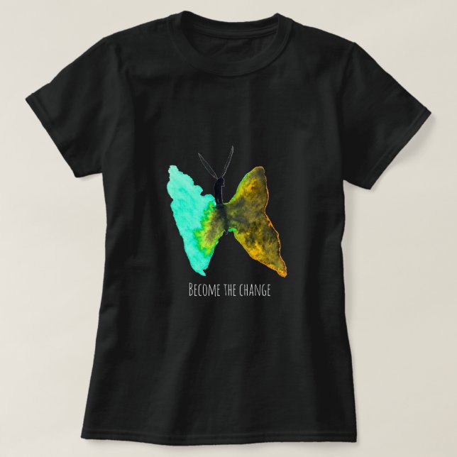 Camiseta Mariposas coloridas T-Shirt (Diseño del anverso)