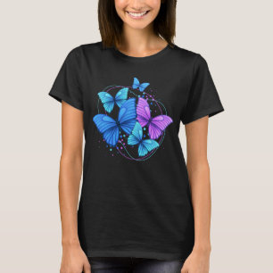 Camiseta Mariposas Cute Wild Y Sparky Coloridas