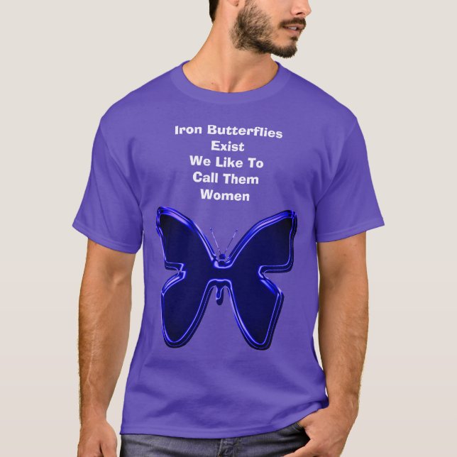 Camiseta Mariposas de hierro T-Shirt (Anverso)