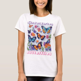 Camiseta Mariposas de jardín de infancia