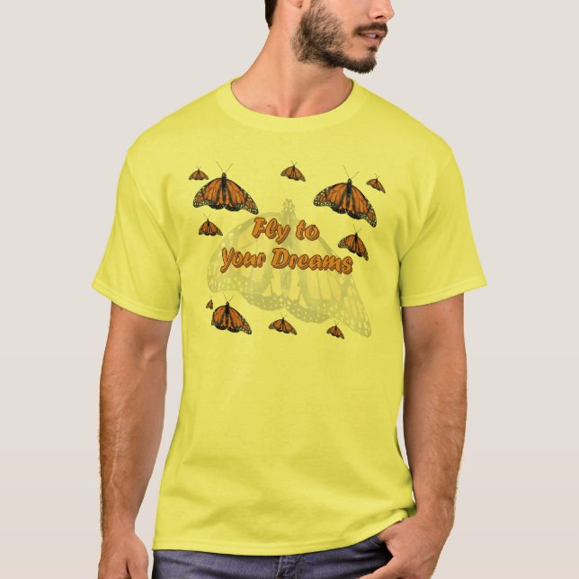 Camiseta Mariposas de monarca (Anverso)