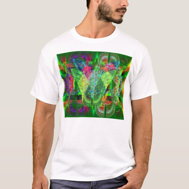 Camiseta Mariposas en la pared (Anverso)