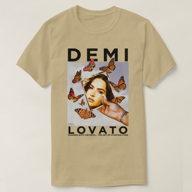 Camiseta mariposas es mejor con fondo claro (Diseño del anverso)