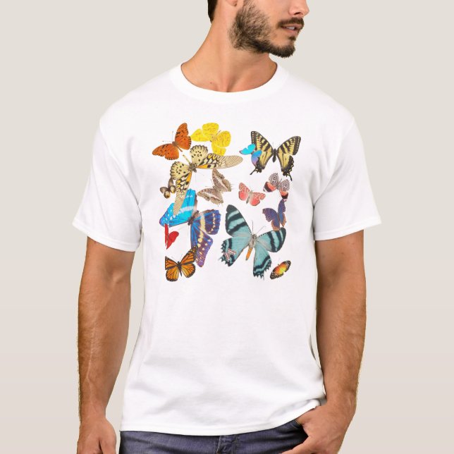 Camiseta Mariposas hermosas (Anverso)
