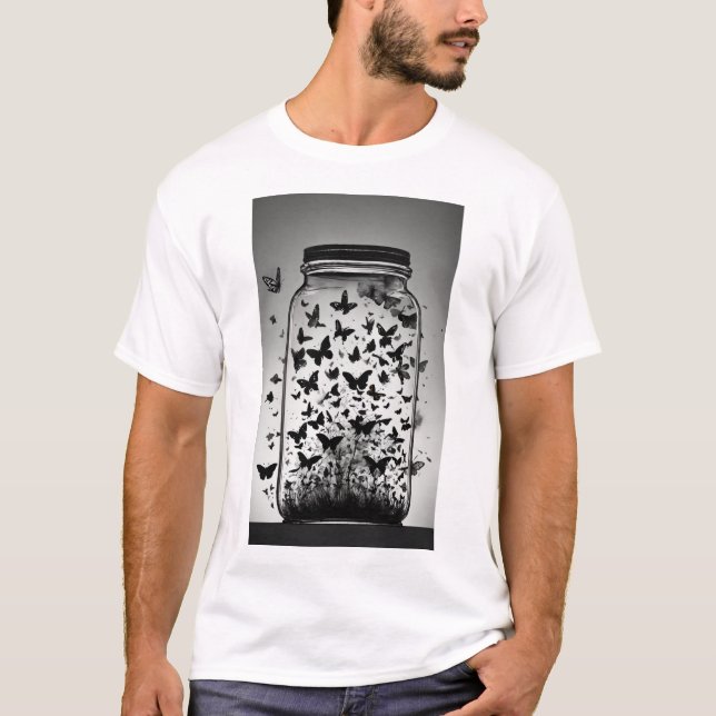 Camiseta "Mariposas: Maravillas aladas de la naturaleza" (Anverso)