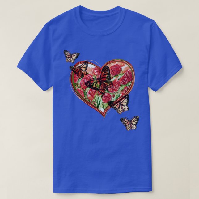 Camiseta Mariposas monarcas (Diseño del anverso)