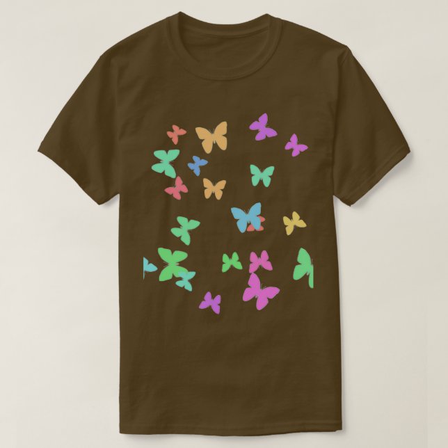Camiseta mariposas monarcas 6 (Diseño del anverso)