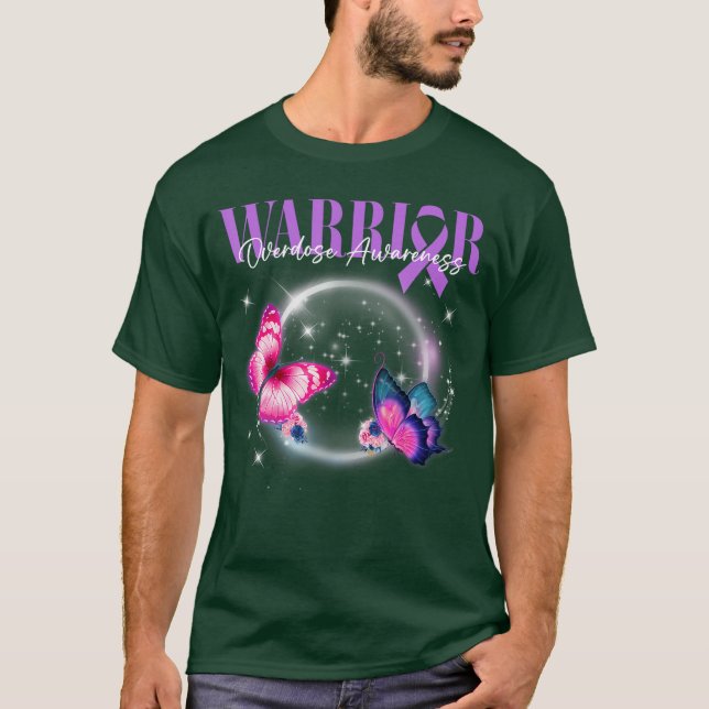 Camiseta mariposas moradas (Anverso)