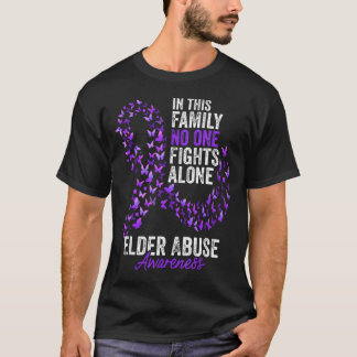 Camiseta Mariposas Moradas Mes de Conciencia del Abuso de A