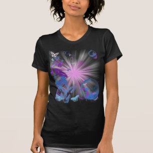 Camiseta mariposas psicodélicas