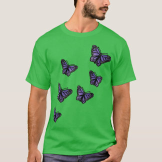 Camiseta Mariposas púrpuras